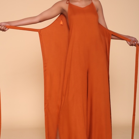 jumpsuit Wrap free spirit boho resort sunset vibes - Picture 3 of 7